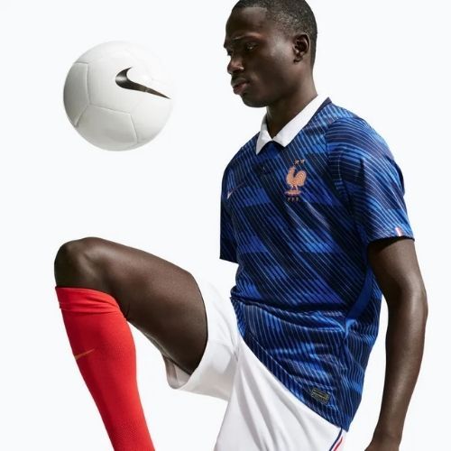 Men's football shorts Nike FFF 2026 Stadium Home Soccer Replica white/metallic copper