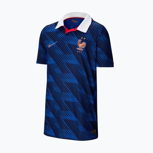 Children's football shirt Nike FFF 2026/27 Match Home game royal/metallic copper