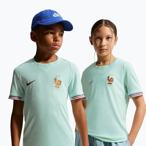 Children's football shirt Nike FFF 2026/27 Match Away igloo/monarch/monarch