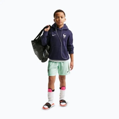 Children's football shorts Nike FFF 2026 Stadium Away igloo/monarch/monarch