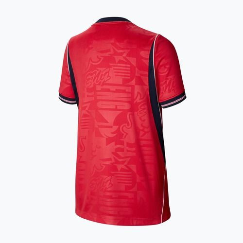 Children's football shirt Nike England 2026 Stadium Away speed red/obsidian/white/obsidian