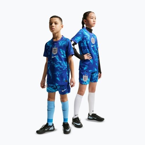 Children's football shorts Nike England 2026/27 Stadium Goalkeeper astronomy blue/black/white