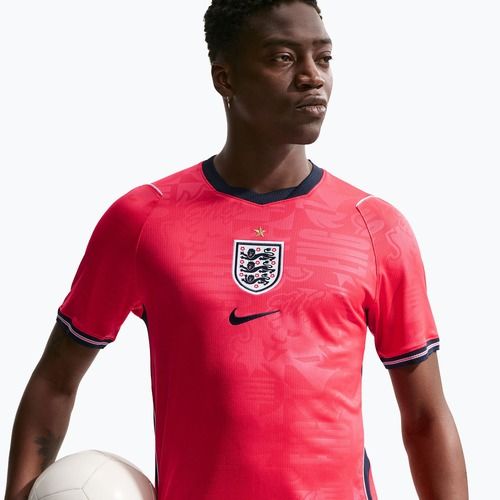 Men's football shirt Nike England 2026 Stadium Away speed red/obsidian/white/obsidian