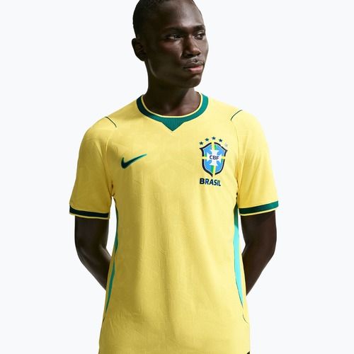 Men's football shirt Nike Brazil 2026/27 Match Home canary/light mint/geode teal