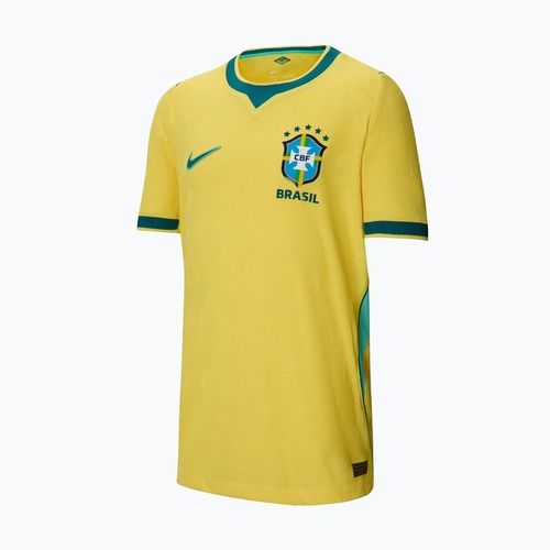 Children's football shirt Nike Brazil 2026/27 Match Home canary/light mint/geode teal