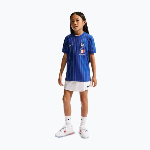 Children's football shirt Nike France Pre-Match game royal/university red/white