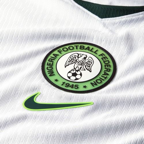 Men's football shirt Nike Nigeria 2026/27 Match Away white/green glow/black