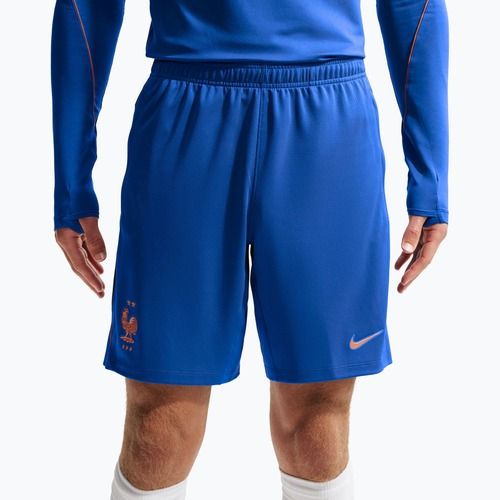 Men's football shorts Nike FFF Strike game royal/metallic copper