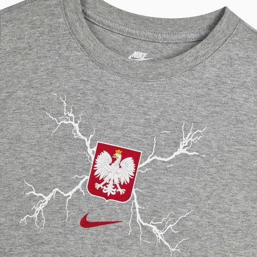 Nike Graphic Poland Children's Football Shirt dark grey heather
