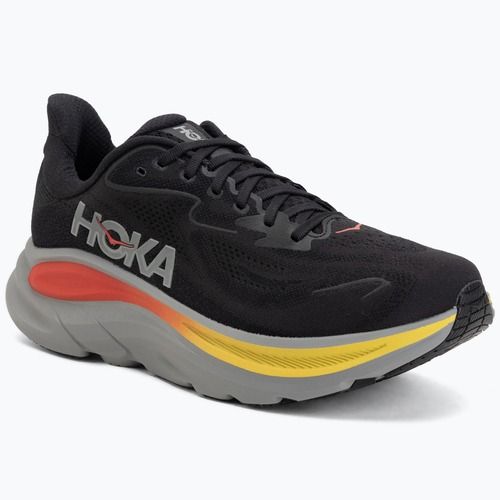 Men's running shoes HOKA Clifton 10 black/grey