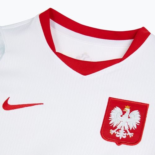 Children's football kit Nike Dri-Fit Poland Stadium Home Kit white/field silver