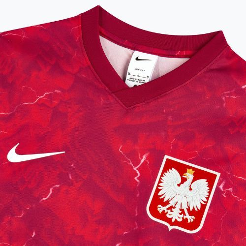 Men's football shirt Nike Dri-Fit Poland Away 2026 noble red/sport red
