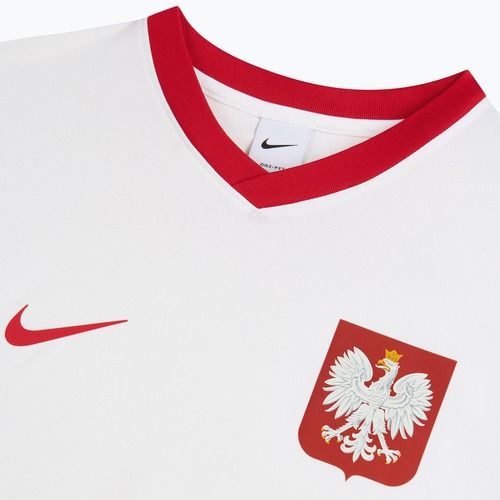 Men's football shirt Nike Dri-Fit Poland Home 2026 white/field silver