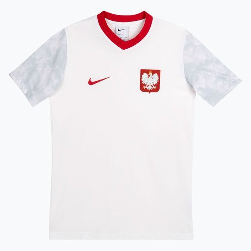 Children's football shirt Nike Dri-Fit Poland Home 2026 white/field silver