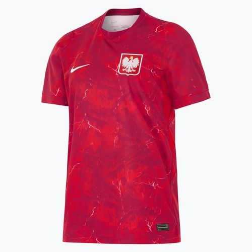 Women's football shirt Nike Dri-Fit Poland Stadium Away 2026 noble red/sport red