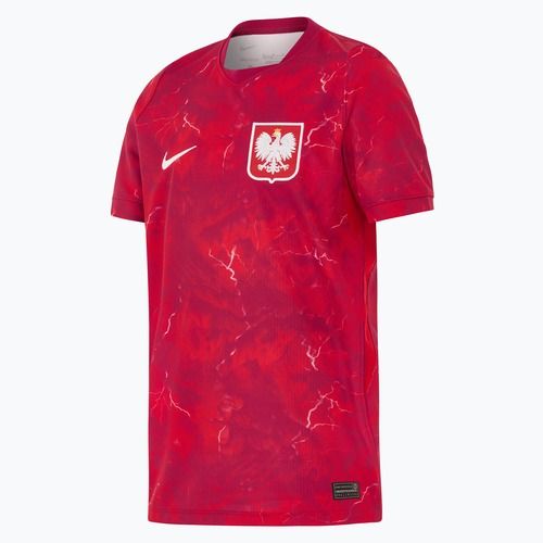 Children's football shirt Nike Dri-Fit Poland Stadium Away 2026 noble red/sport red