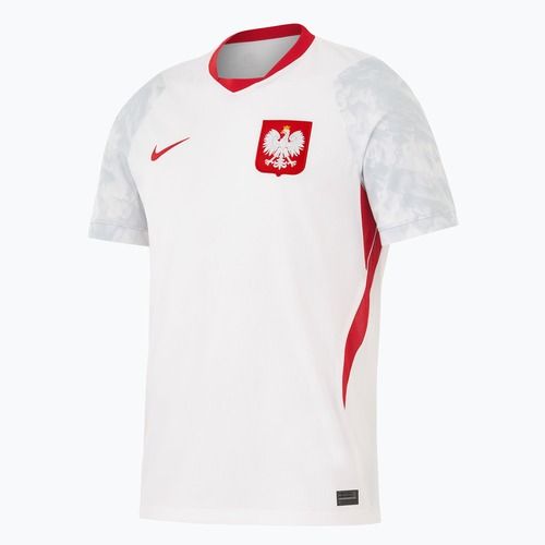 Men's football shirt Nike Dri-Fit Poland Stadium Home 2026 white/field silver