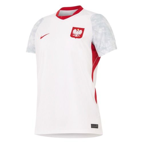 Women's football shirt Nike Dri-Fit Poland Stadium Home 2026 white/field silver