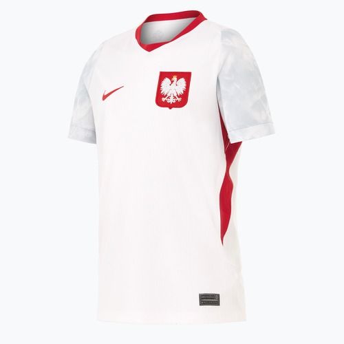 Children's football shirt Nike Dri-Fit Poland Stadium Home 2026 white/field silver