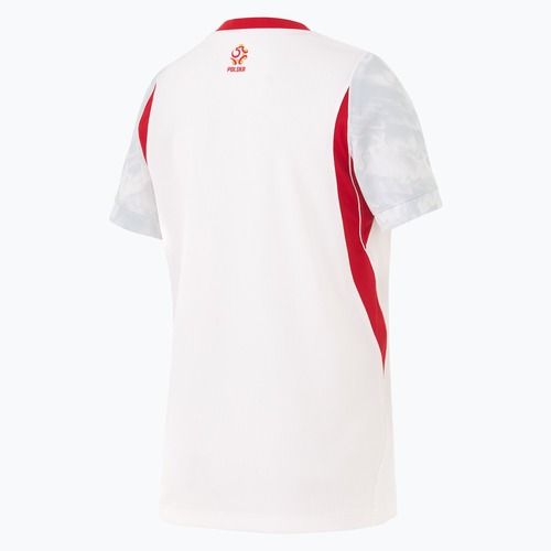 Children's football shirt Nike Dri-Fit Poland Stadium Home 2026 white/field silver