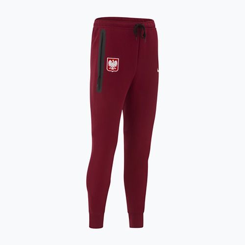 Men's football trousers Nike Tech Fleece Poland Jogger team red