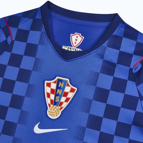 Men's football shirt Nike Dri-Fit Croatia Stadium Away 2026 deep royal blue/hyper royal