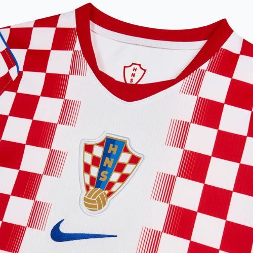Men's football shirt Nike Dri-Fit Croatia Stadium Home 2026 white/university red