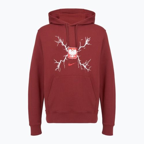 Men's sweatshirt Nike Pullover Hoodie team red