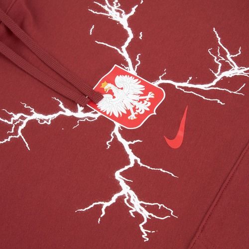 Men's sweatshirt Nike Pullover Hoodie team red