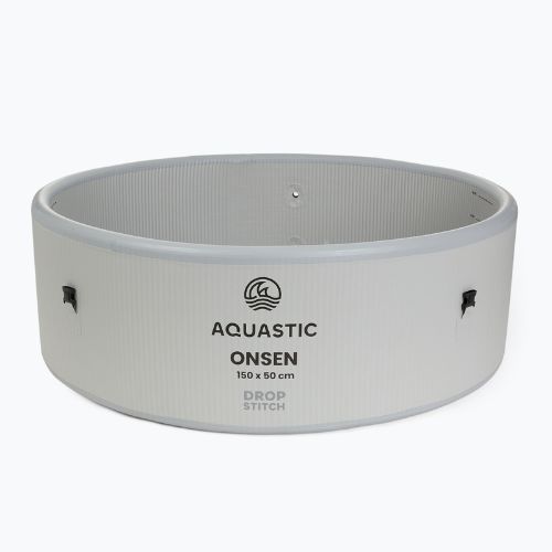 AQUASTIC ONSEN inflatable pool drop stitch 700 l 150 cm grey