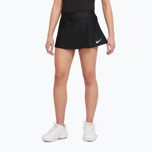 Girls' tennis skirt Nike Court Dri-Fit Victory black/white