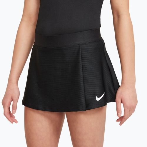 Girls' tennis skirt Nike Court Dri-Fit Victory black/white