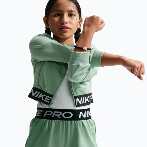 Nike Pro Fleece children's shorts Dri-Fit steam/steam/black/white