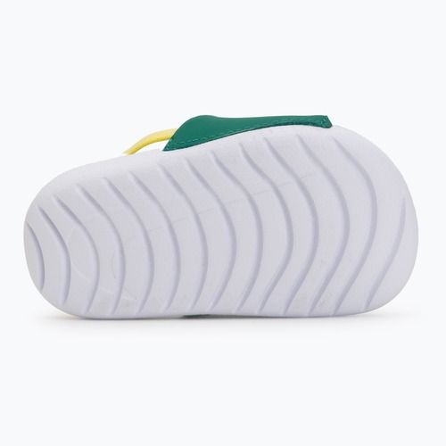 Children's slides Nike Kawa malachite/sonic yellow