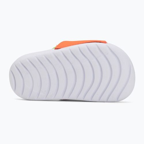 Children's slides Nike Kawa total orange/green strike