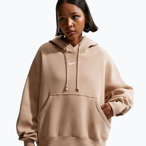Women's sweatshirt Nike Sportswear Phoenix Fleece Oversized linen/sail