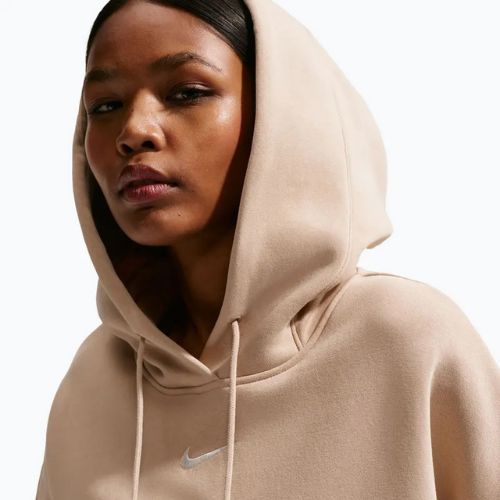 Women's sweatshirt Nike Sportswear Phoenix Fleece Oversized linen/sail