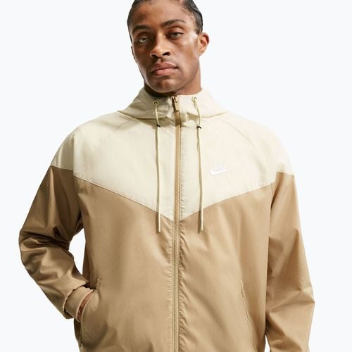 Men's jacket Nike Sportswear Windrunner parachute beige/light khaki/white
