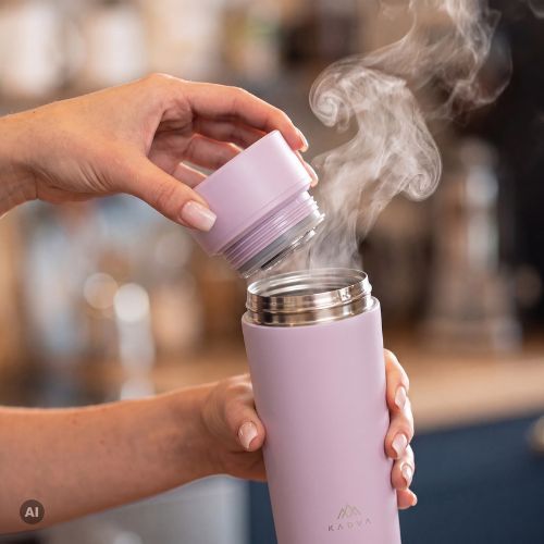 Thermal mug Kadva 360 ClickDrink Pink