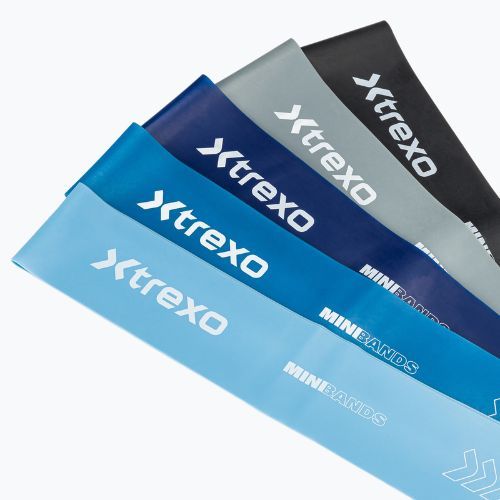 Exercise band set  XTREXO 5 Mini Power Band resistance band 5 pcs. multicolor