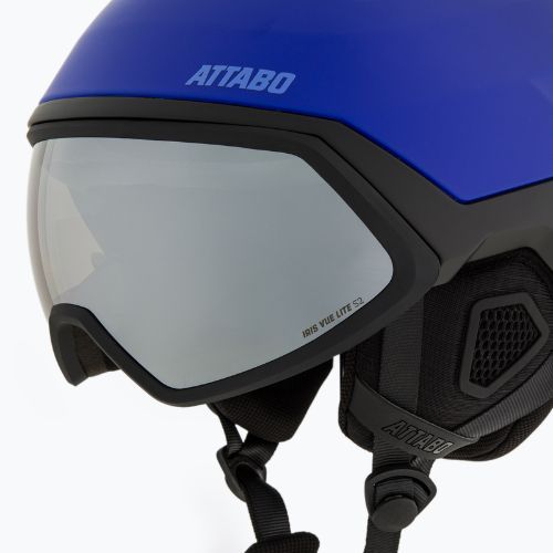 Children's ski helmet ATTABO Avens 3.0 Jr Visor ERT Niebieski