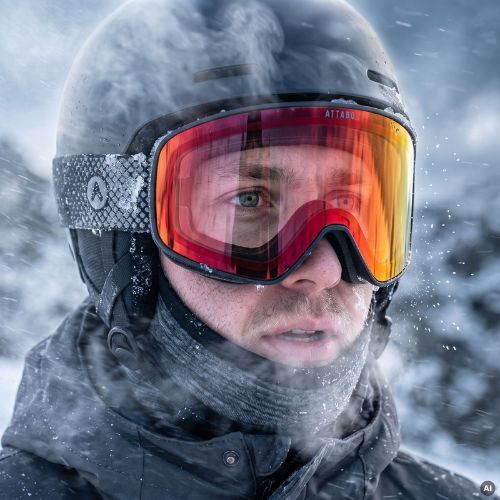 ATTABO ski goggles Kinik black