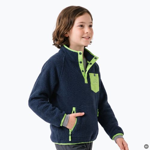 Children's fleece sweatshirt KADVA RODIA JR blue