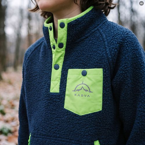 Children's fleece sweatshirt KADVA RODIA JR blue