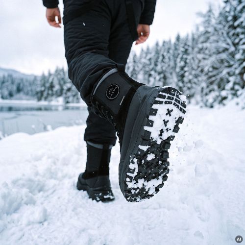 Men's snow boots KADVA Fitzroy Mid WP black