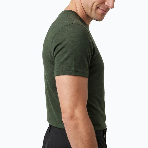 Men's Thermal T-Shirt WOOLCANO Merino 100% TEE0546 Green