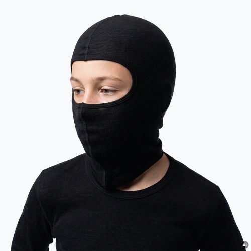 Children's balaclava WOOLCANO BAL1117 Czarny