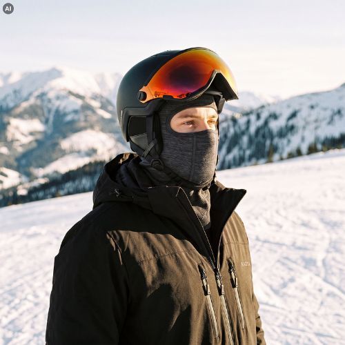Balaclava Woolcano BAL1116 Szary