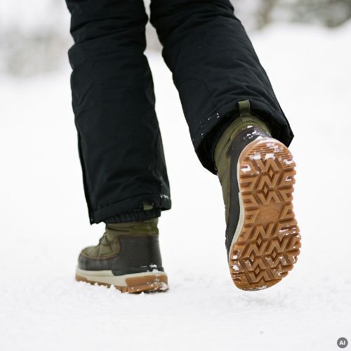 Men's snow boots KADVA TIMUR MID WP green
