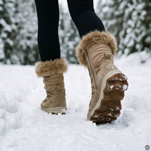 Women's snow boots KADVA FURYA HG WP WMNS Brown